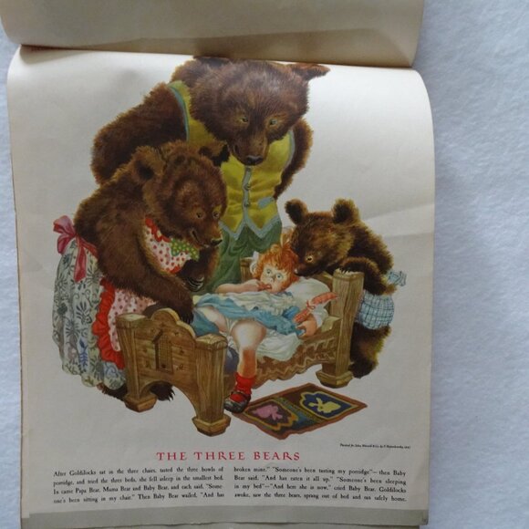 12 Fairy Tale Scenes Morrell 1948 Calendar Feodor Rojankovsky Set of Prints - Picture 12 of 14